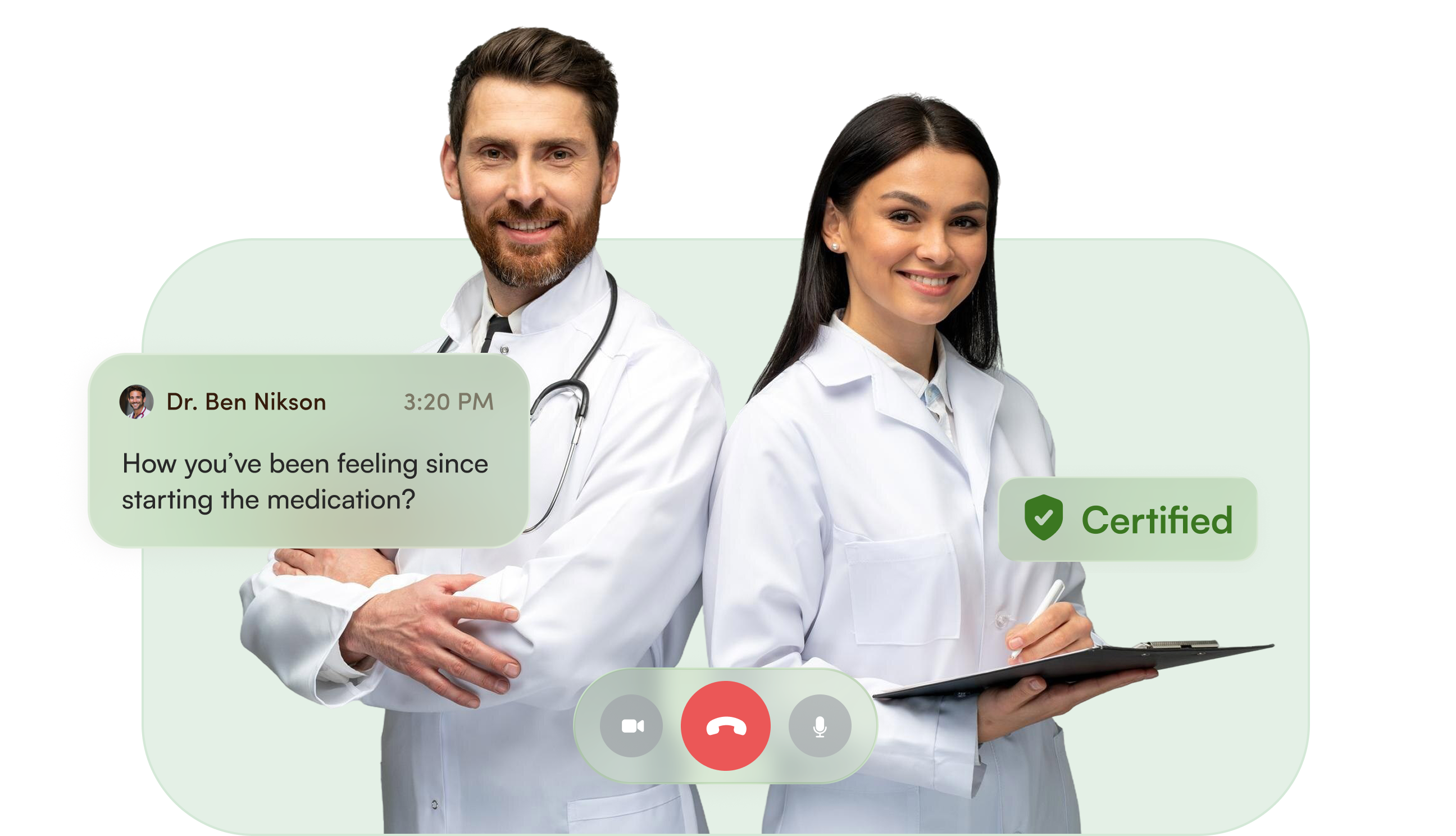 100% online care — manage treatment and support in the app